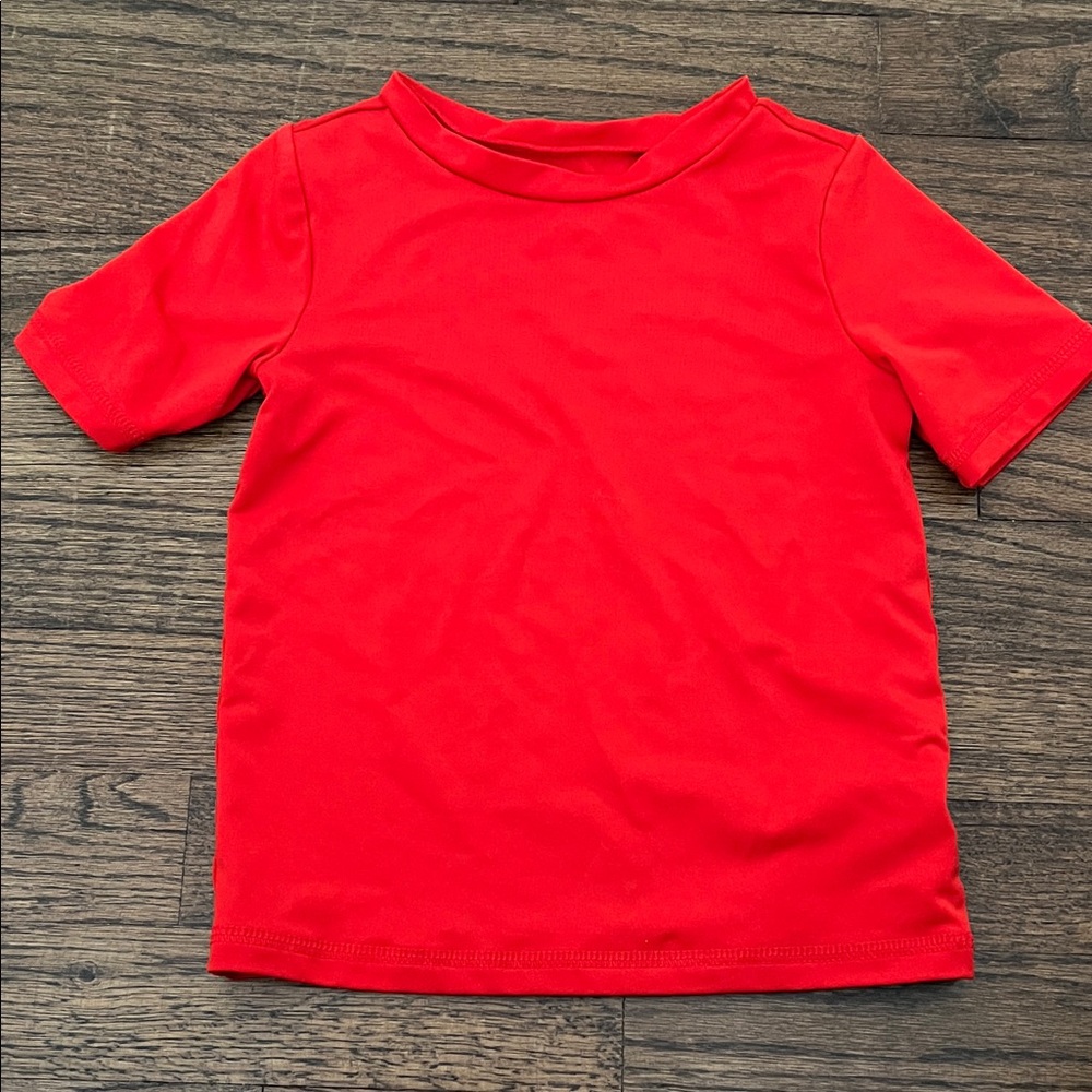 Kids Red Rashguard T-Shirt